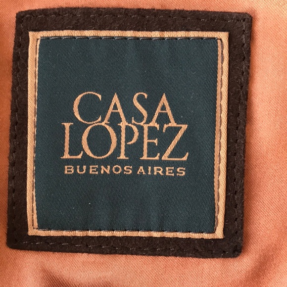 Casa Lopez Buenos Aires suede jacket size S - Picture 3 of 5